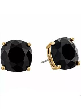 Kate Spade New York ♠️ jet black gemstone square studs